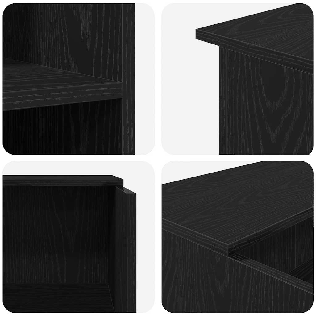 Reception Desk Black Oak 100x50x103.5 cm Engineered Wood - Bargainia.com - 8721158629326 - 3324161