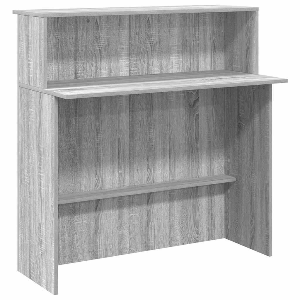 Reception Desk Grey Sonoma 100x50x103.5 cm Engineered Wood - Bargainia.com - 8721158658661 - 859029
