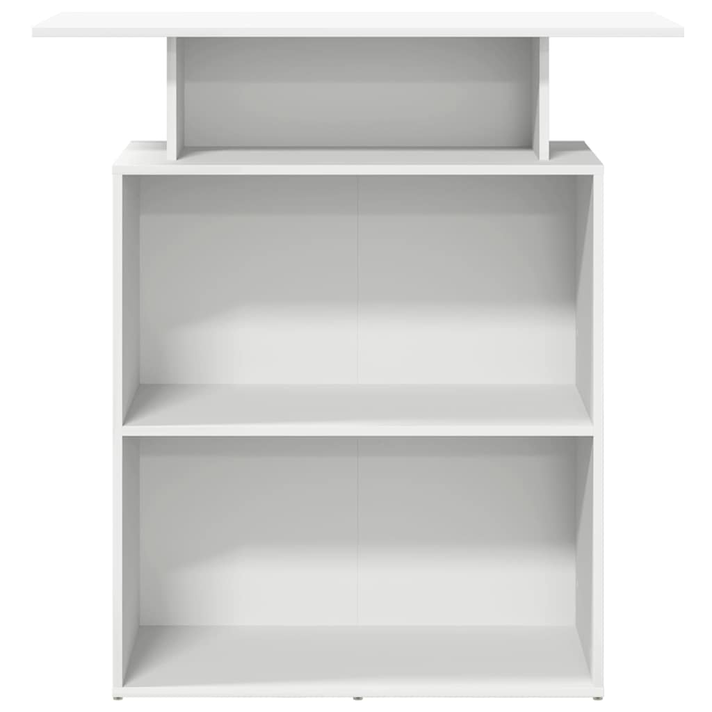 Reception Desk White 100x40x104 cm Engineered Wood - Bargainia.com - 8721158658883 - 859051