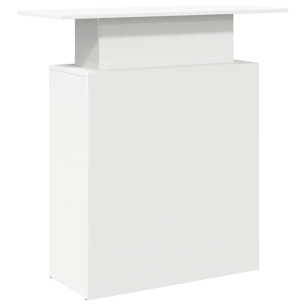 Reception Desk White 100x40x104 cm Engineered Wood - Bargainia.com - 8721158658883 - 859051