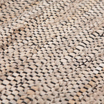 Recycled Leather Carpet Mat - Sand or Grey - 60 x 90cm - Bargainia.com - 