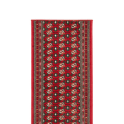 Red Bokhara Hard Wearing Runner Mat - Texas - Bargainia.com -  - RNR-TXS-3880-R055-01FT-CST