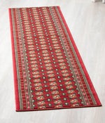 Red Bokhara Hard Wearing Runner Mat - Texas - Bargainia.com - 