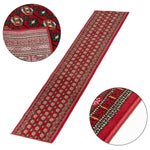 Red Bokhara Hard Wearing Runner Mat - Texas - Bargainia.com - 