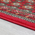 Red Bokhara Hard Wearing Runner Mat - Texas - Bargainia.com - 