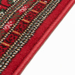Red Bokhara Hard Wearing Runner Mat - Texas - Bargainia.com - 