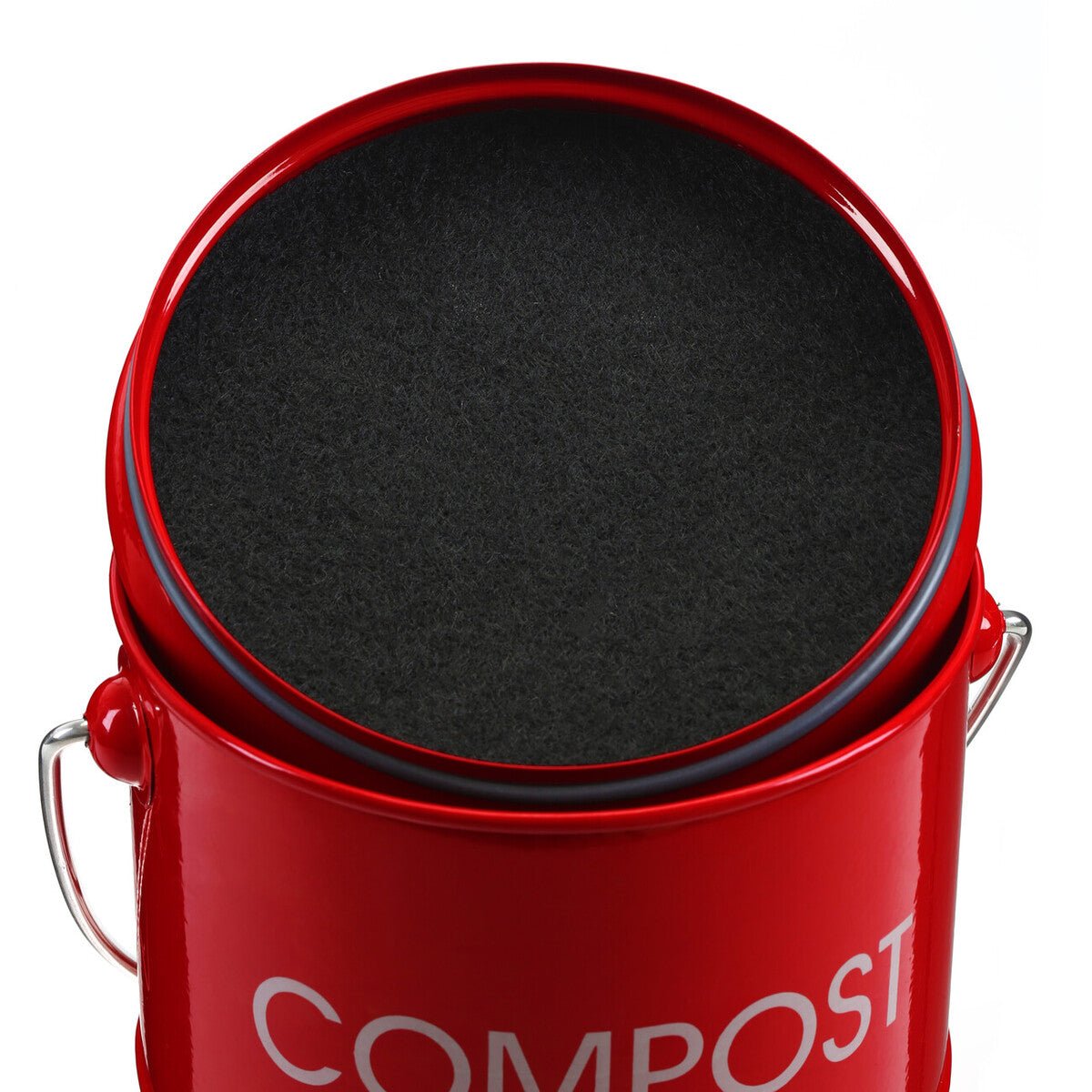 Red Compost Bin With Handle - Bargainia.com - 5018705727844