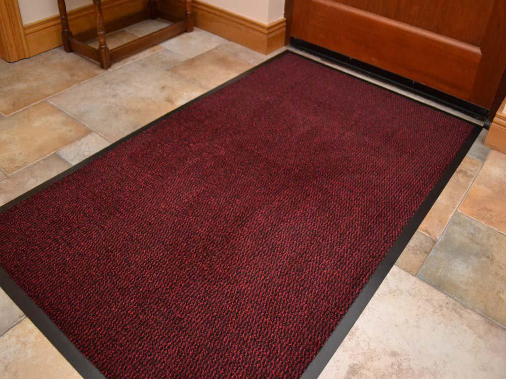Red DSM Non Slip Barrier Doormat - Assorted Sizes Door Mats Clearance