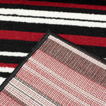 Red Lines Hard Wearing Runner Mat - Texas - Bargainia.com - 