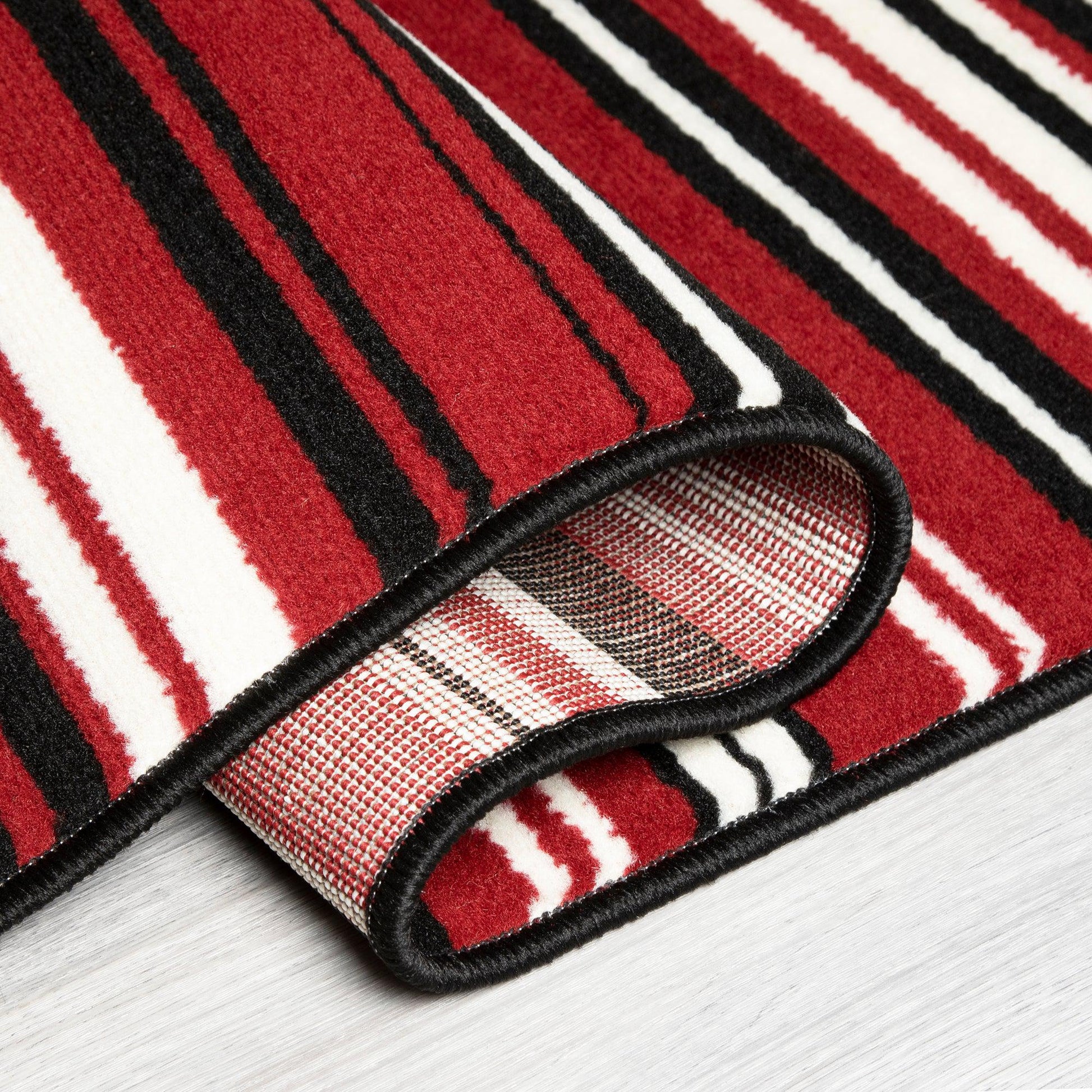 Red Lines Hard Wearing Runner Mat - Texas - Bargainia.com - 5056150271192 - RNR-TXS-1581-R011-04FT