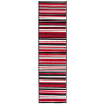 Red Lines Hard Wearing Runner Mat - Texas - Bargainia.com - 
