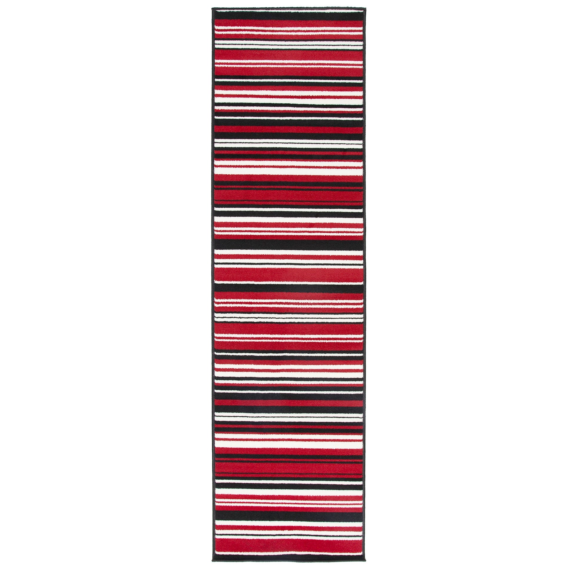 Red Lines Hard Wearing Runner Mat - Texas - Bargainia.com - 5056150271192 - RNR-TXS-1581-R011-04FT