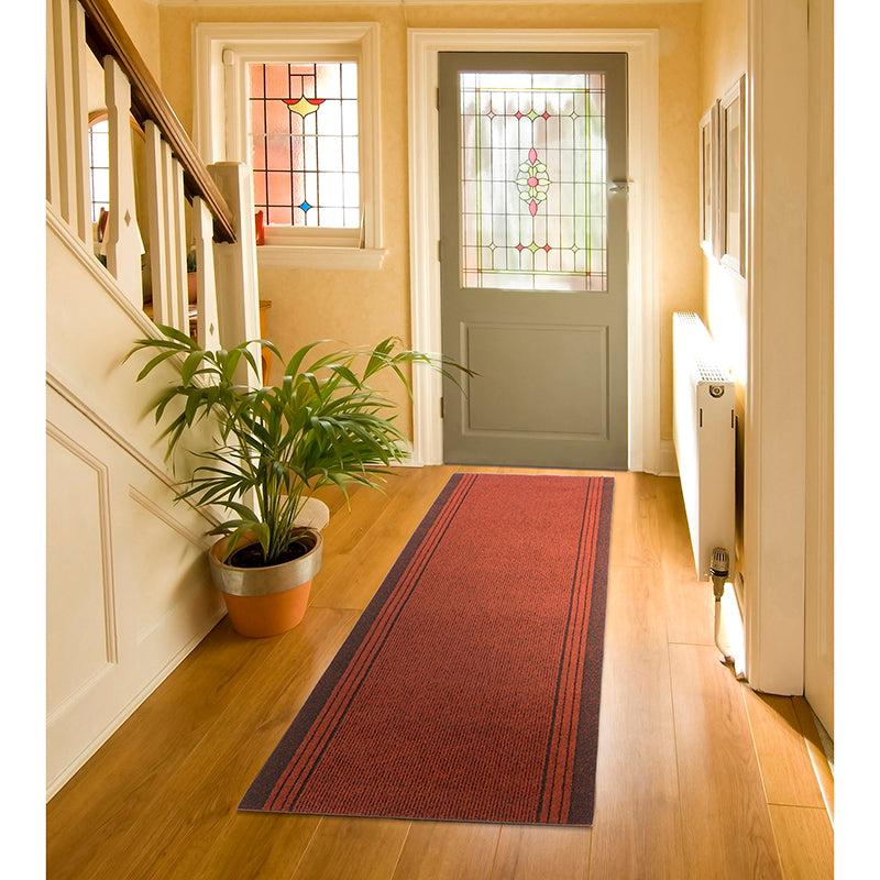 Red Stair Runner / Kitchen Mat - Sydney (Custom Sizes Available) - Bargainia.com - 