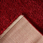 Red Thick Shaggy Rug - California - Bargainia.com - 