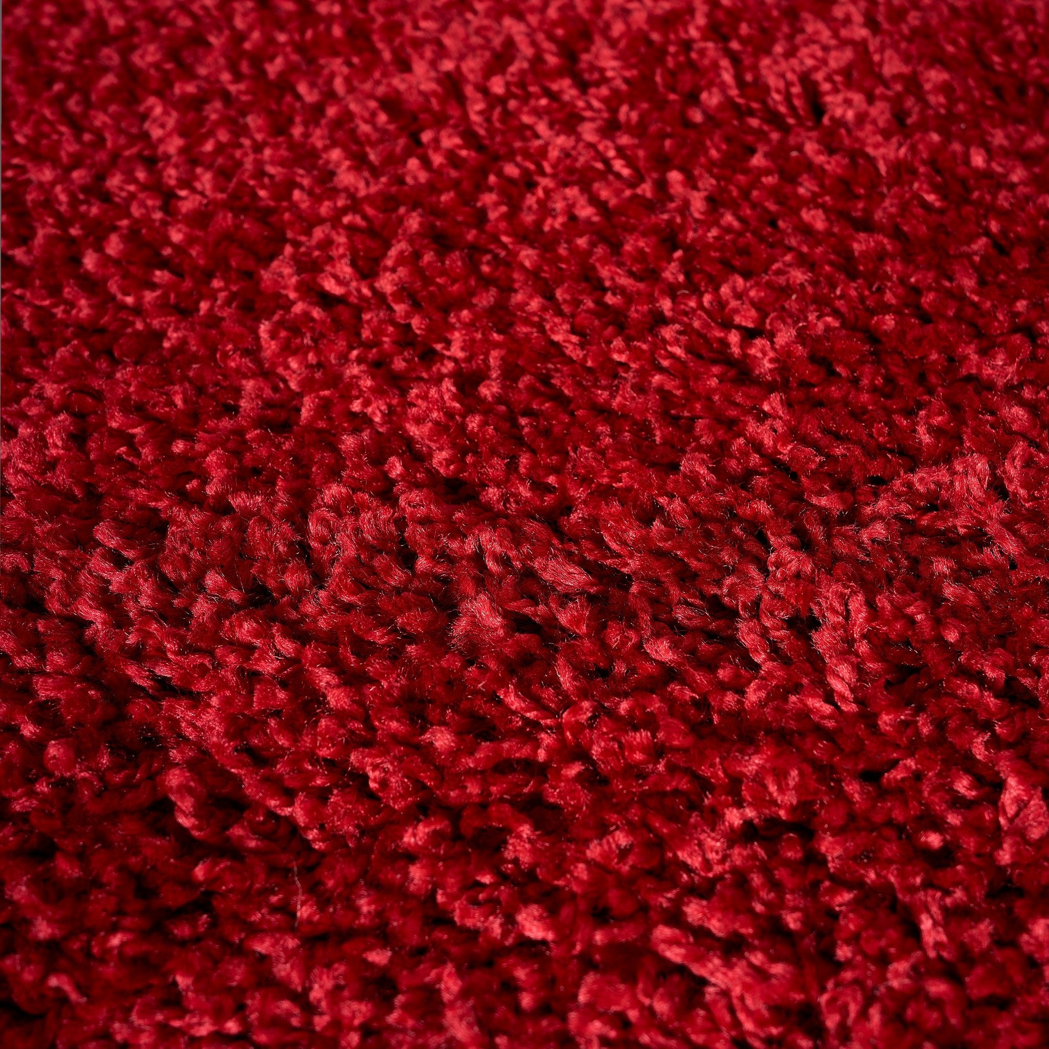 Red Thick Shaggy Rug - California Rugs Rug Masters