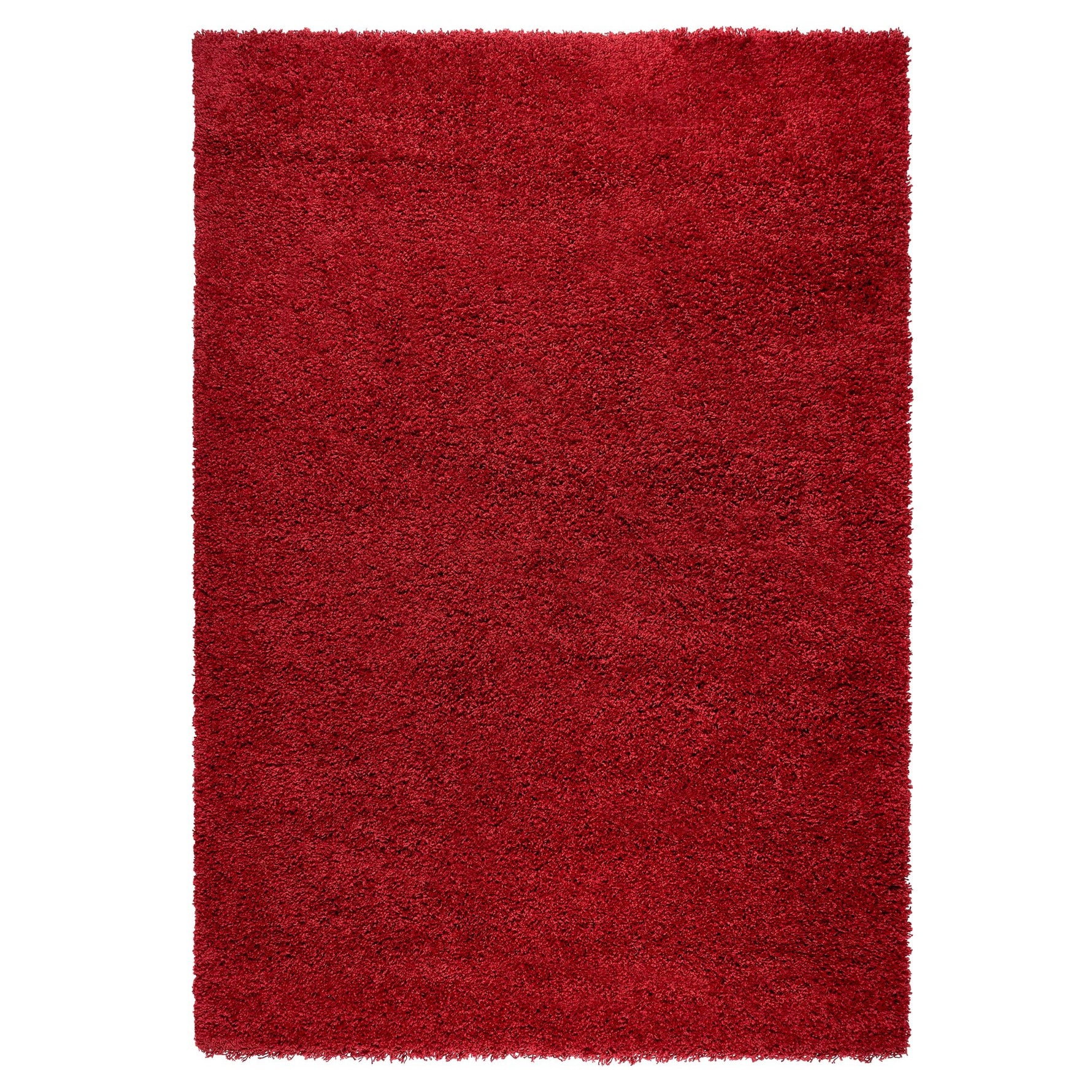 Red Thick Shaggy Rug - California - Bargainia.com - 
