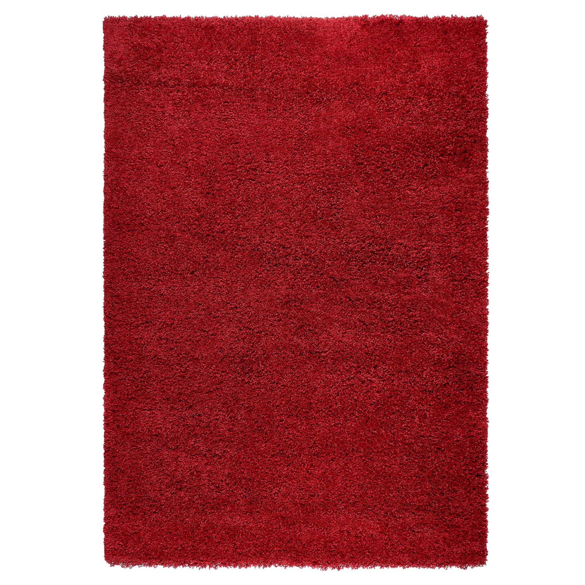 Red Thick Shaggy Rug - California Rugs Rug Masters