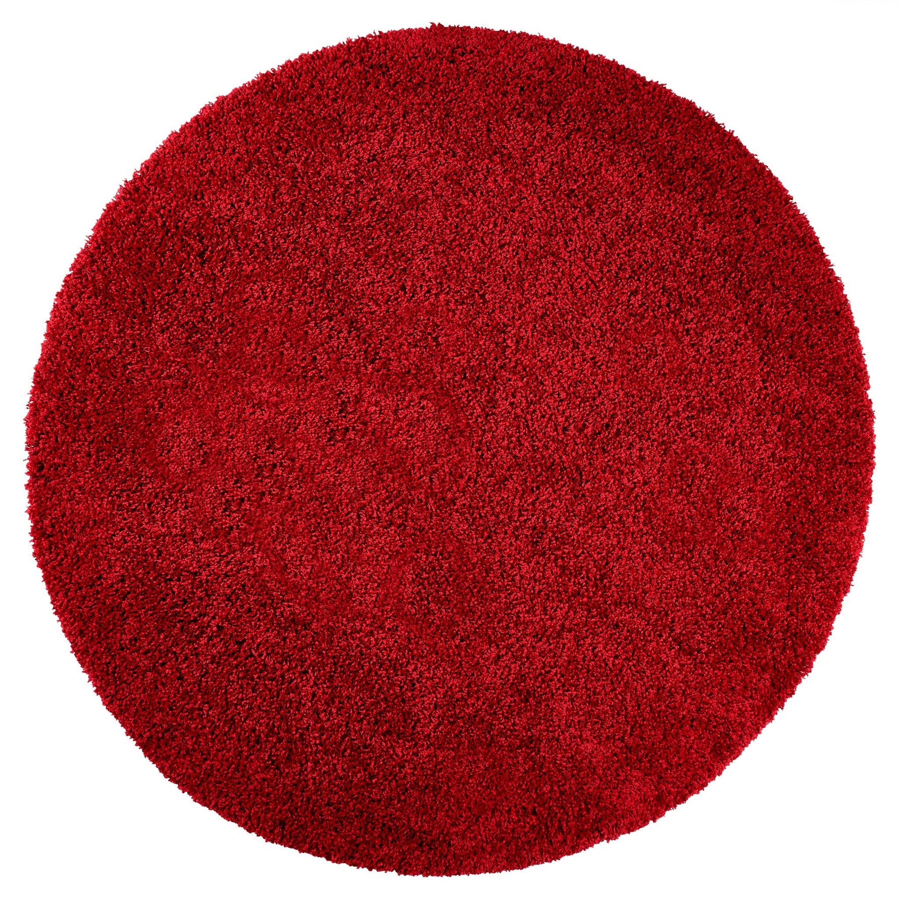 Red Thick Shaggy Rug - California - Bargainia.com - 