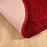 Red Thick Shaggy Rug - California - Bargainia.com - 
