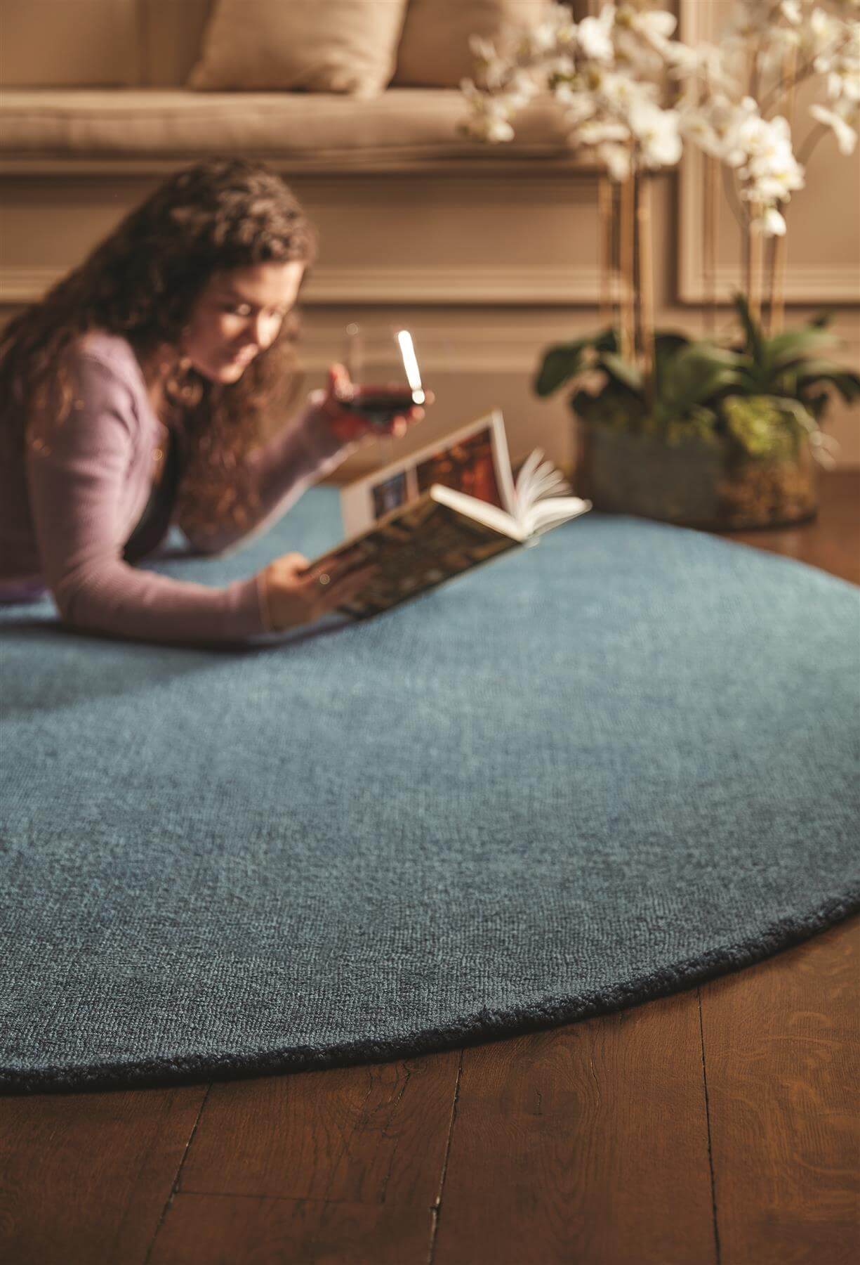 Reef Dark Teal Eco - Friendly Rug - Bargainia.com - 5026134593961 - REEFXX_PETBLU_200XCIR