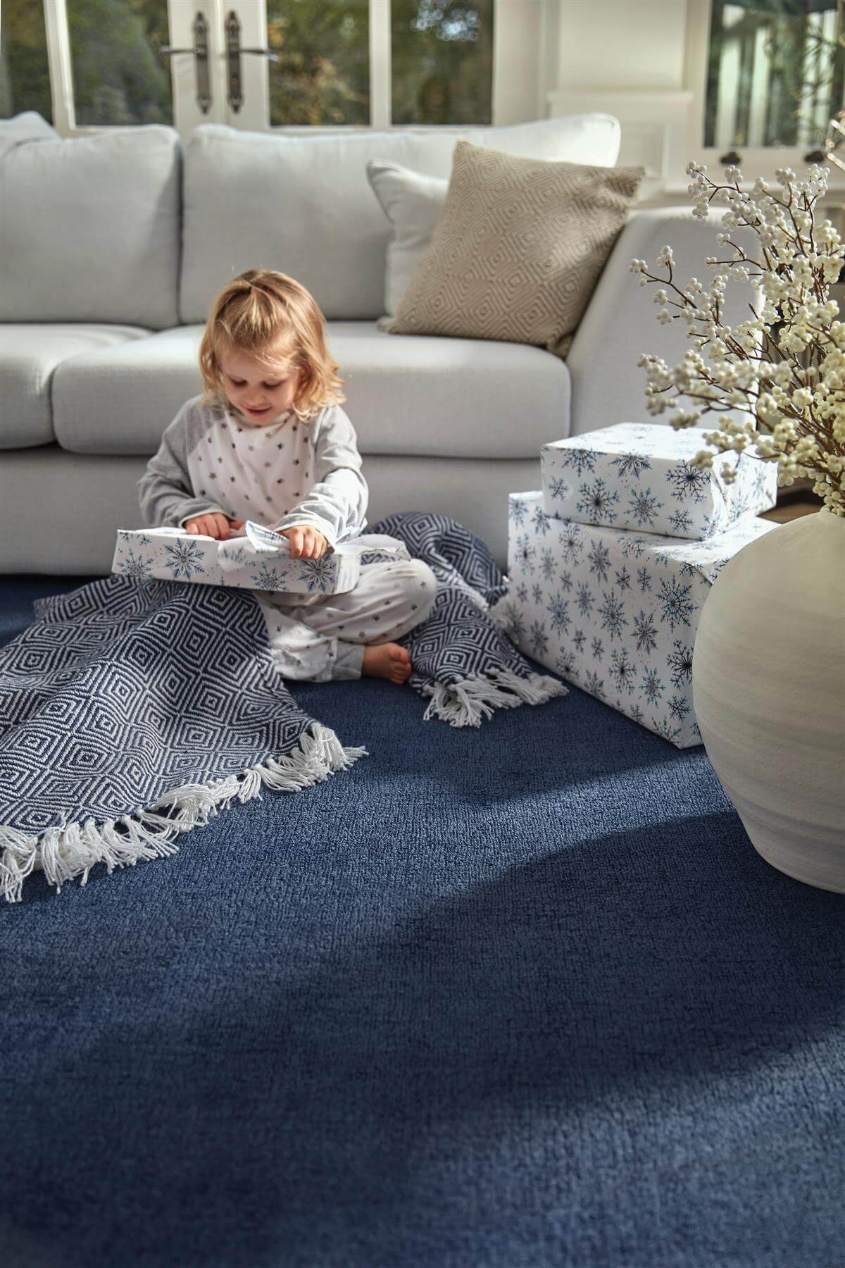Reef Navy Eco - Friendly Rug - Bargainia.com - 5026134570610 - REEFXX_NAVYXX_120X170