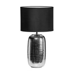 Regents Park Chrome Finish Ceramic Base Table Lamp - Bargainia.com - 5018705788234