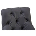 Regents Park Grey Faux Leather Bar Chair - Bargainia.com - 5018705414522
