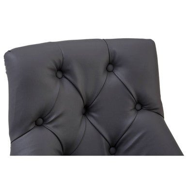 Regents Park Grey Faux Leather Bar Chair - Bargainia.com - 5018705414522