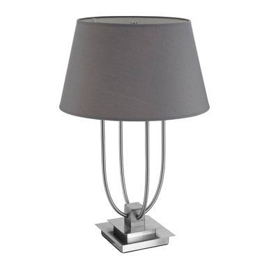 Regents Park Grey Shade Table Lamp - Bargainia.com - 5018705400242