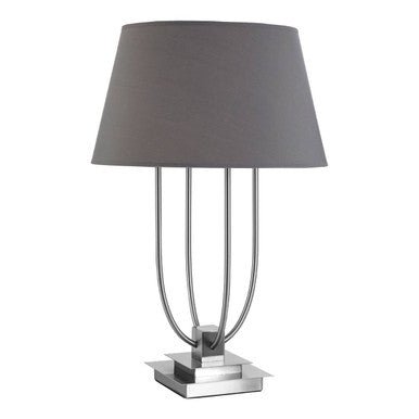 Regents Park Grey Shade Table Lamp - Bargainia.com - 5018705400242