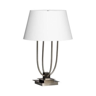 Regents Park Satin Nickel Finish Table Lamp - Bargainia.com - 5018705784151