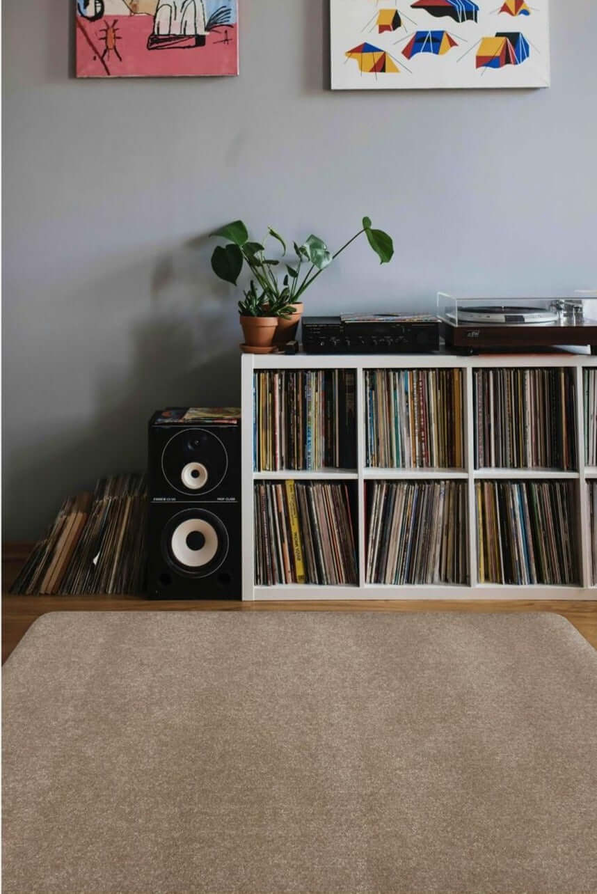 Relay Brown Recycled Low Pile Rug - Bargainia.com - 