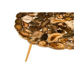 Relic Low Side Table With Agate Stone Top - Bargainia.com - 5018705422497