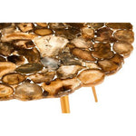 Relic Low Side Table With Agate Stone Top - Bargainia.com - 5018705422497