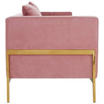 Rena 3 Seat Pink Sofa - Bargainia.com - 