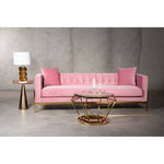 Rena 3 Seat Pink Sofa - Bargainia.com - 