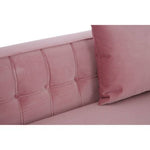 Rena 3 Seat Pink Sofa - Bargainia.com - 