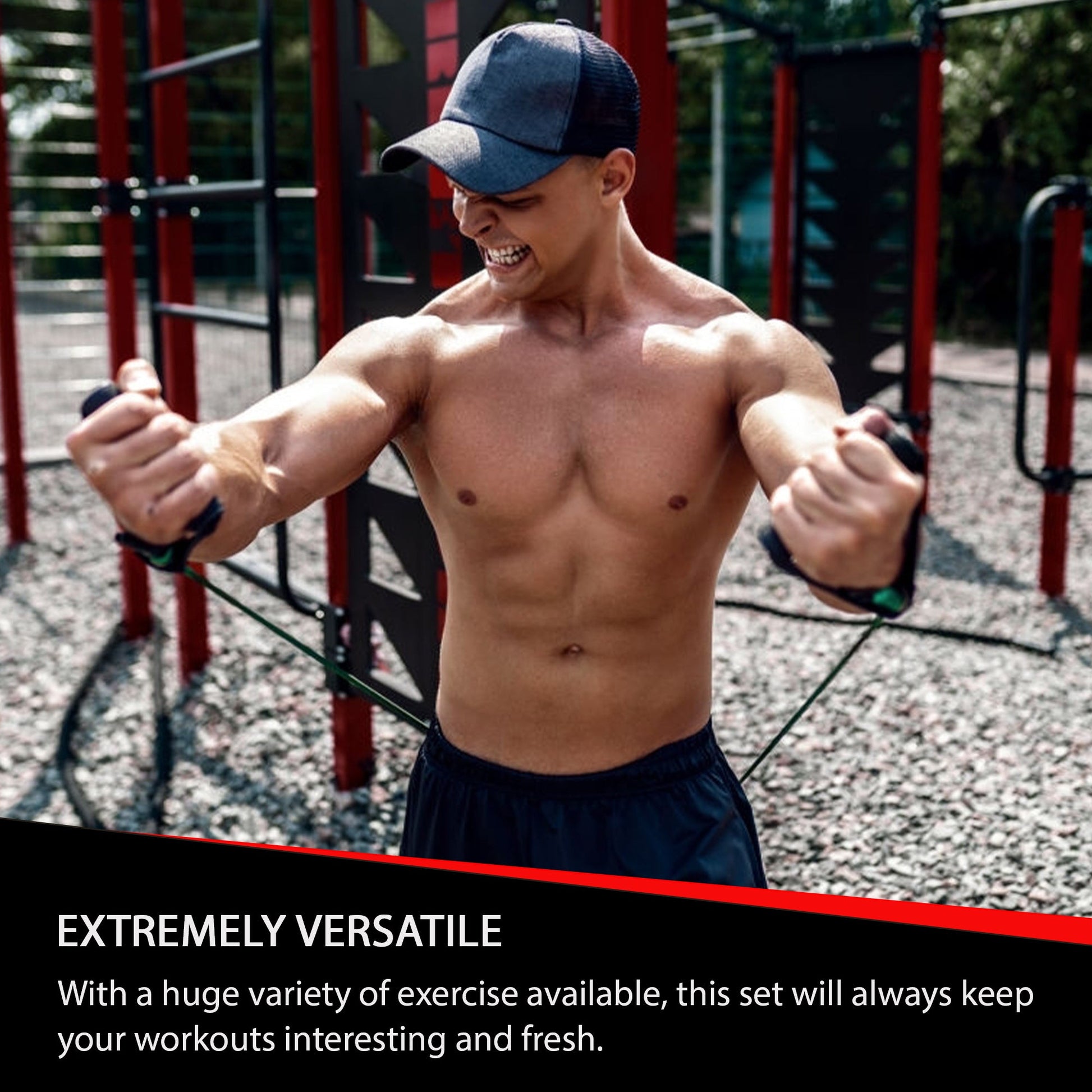 Resistance Bands Exercise Fitness Tubes With Handles Set Fitness Clearance