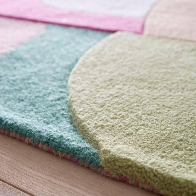 Retro Deco Rug Abstract Design - Bargainia.com - 5026134637856 - RETDEC_PINKXX_120X170