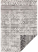 Reversible Geometric Indoor - Outdoor Flatweave Rug - Bargainia.com - 