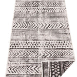 Reversible Geometric Indoor - Outdoor Flatweave Rug - Bargainia.com - 