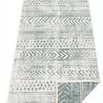 Reversible Geometric Indoor - Outdoor Flatweave Rug - Bargainia.com - 