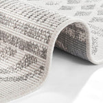 Reversible Geometric Indoor - Outdoor Flatweave Rug - Bargainia.com - 