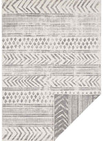 Reversible Geometric Indoor - Outdoor Flatweave Rug - Bargainia.com - 