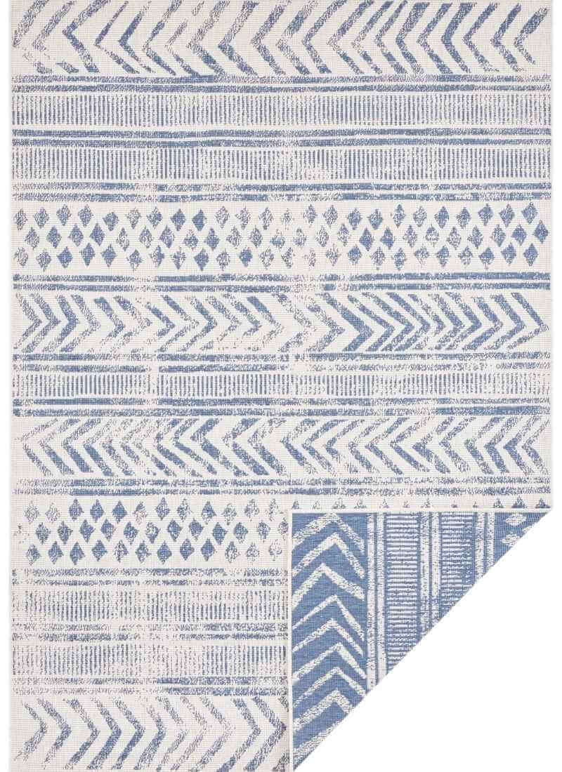 Reversible Geometric Indoor - Outdoor Flatweave Rug - Bargainia.com - 