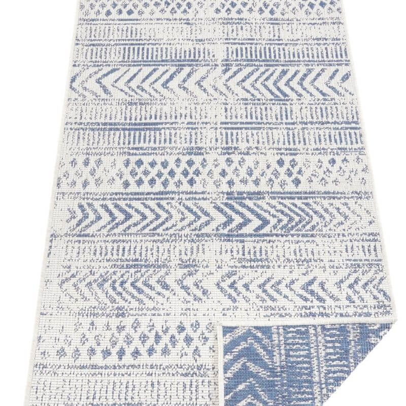 Reversible Geometric Indoor - Outdoor Flatweave Rug - Bargainia.com - 4260628029647 - 103863-80x250