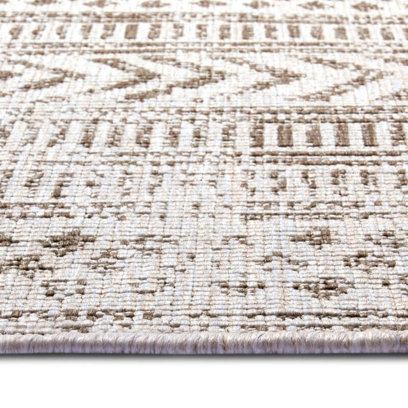 Reversible Geometric Indoor - Outdoor Flatweave Rug - Bargainia.com - 4260770243441 - 105416-80x150