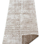 Reversible Geometric Indoor - Outdoor Flatweave Rug - Bargainia.com - 