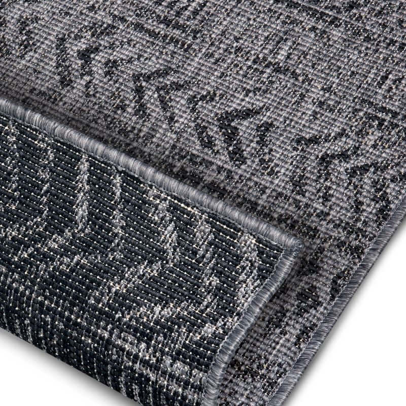 Reversible Geometric Indoor - Outdoor Flatweave Rug - Bargainia.com - 4260770243502 - 105417-80x150