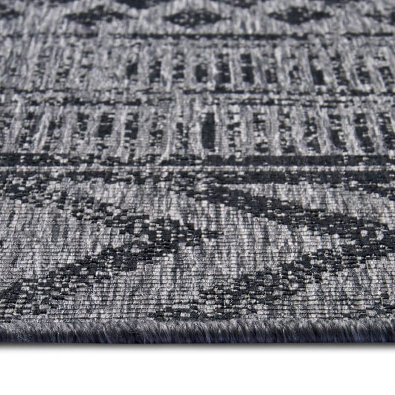 Reversible Geometric Indoor - Outdoor Flatweave Rug - Bargainia.com - 